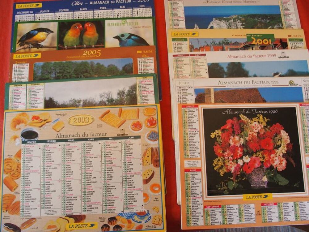 CALENDRIERS des POSTES 