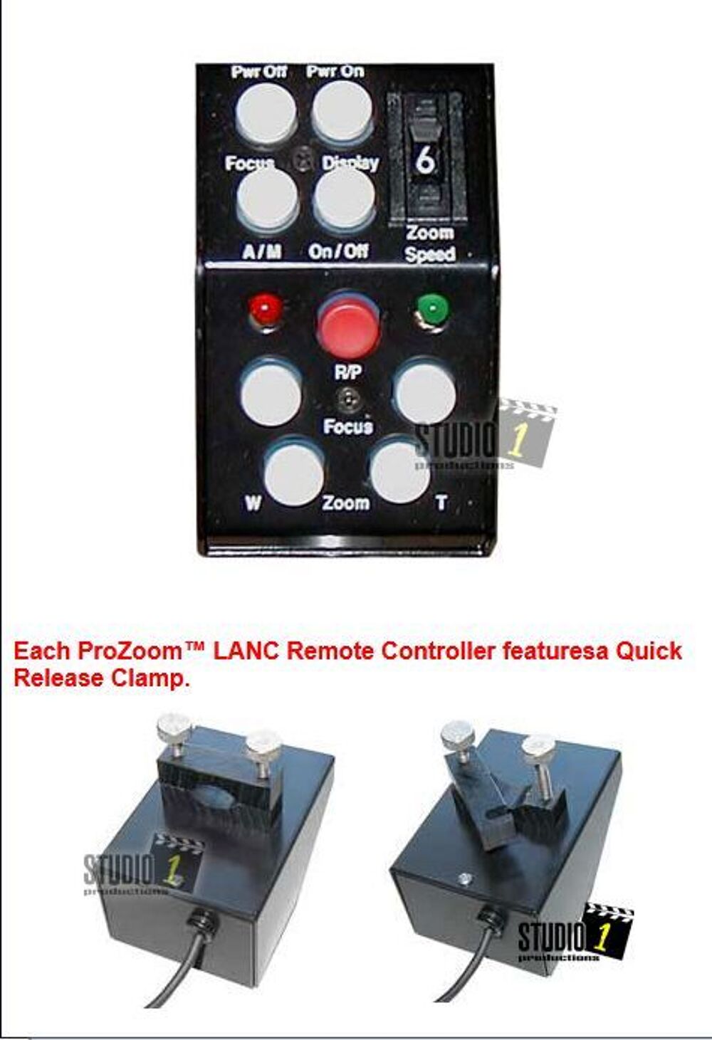 LANC Remote Controller pour cam&eacute;scope JVC Photos/Video/TV