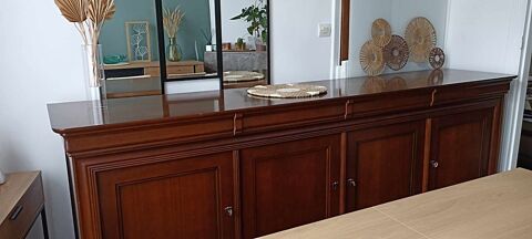 Meuble buffet enfilade style merisier Louis Philippe 200 Lambersart (59)