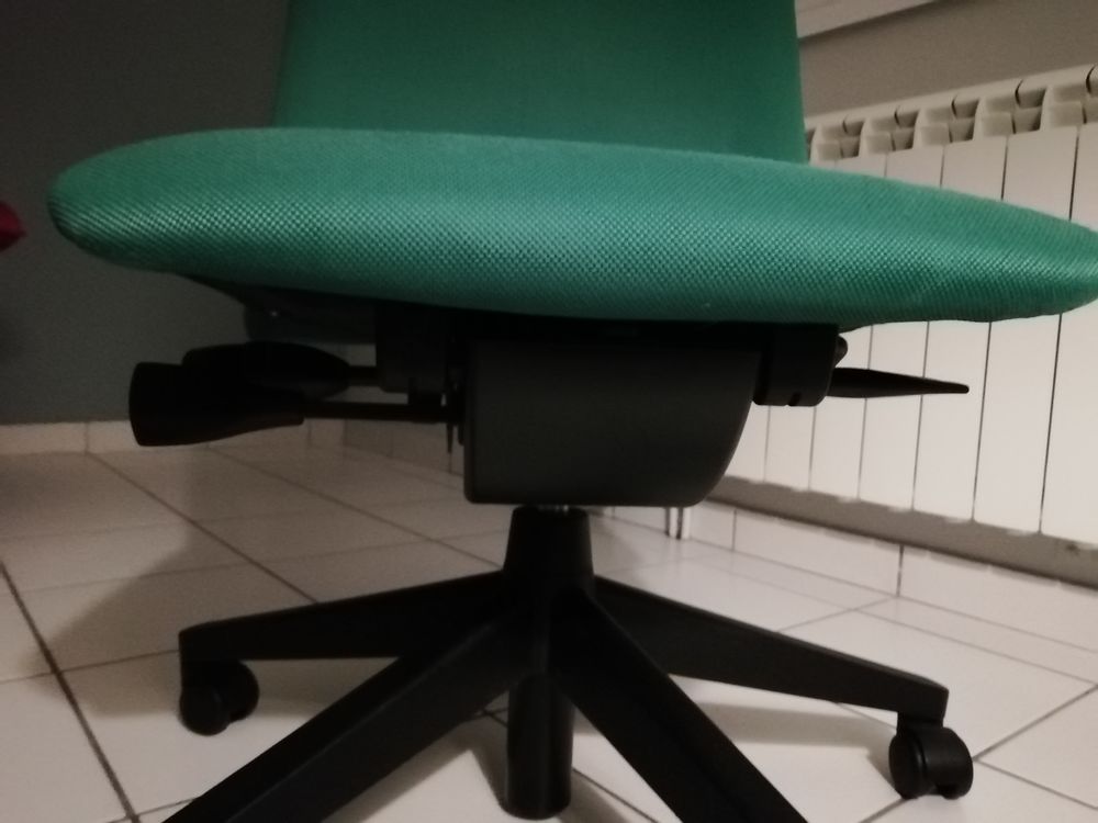 Fauteuil de bureau en tissu vert Meubles
