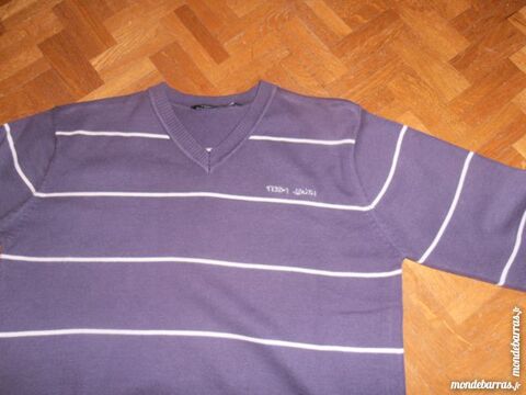 Pull Teddy Smith violet rayures (V8) 20 Tours (37)