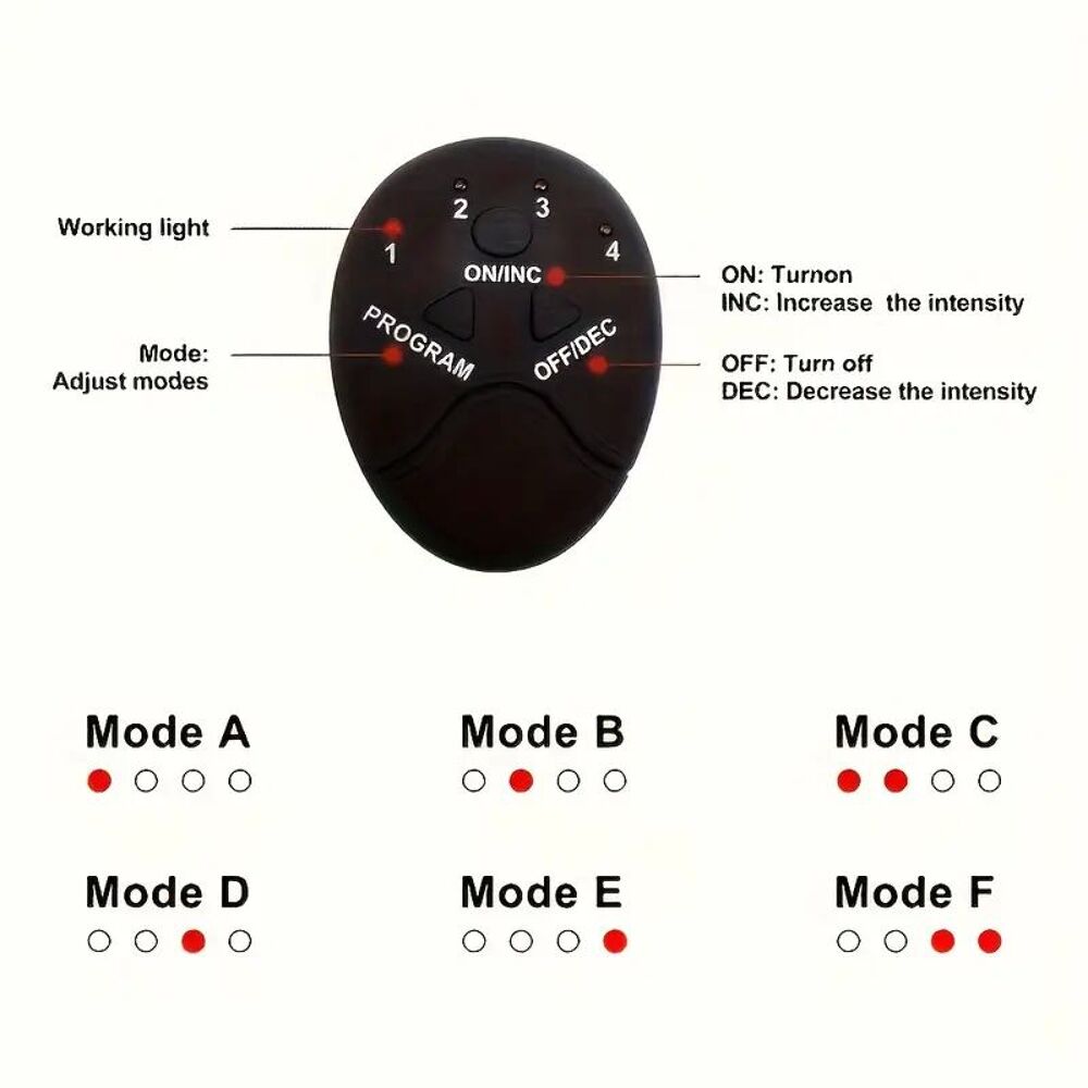 Masseur &Eacute;lectrostimulateur Abdos &amp; Bras Fitness &agrave; Domicile Sports