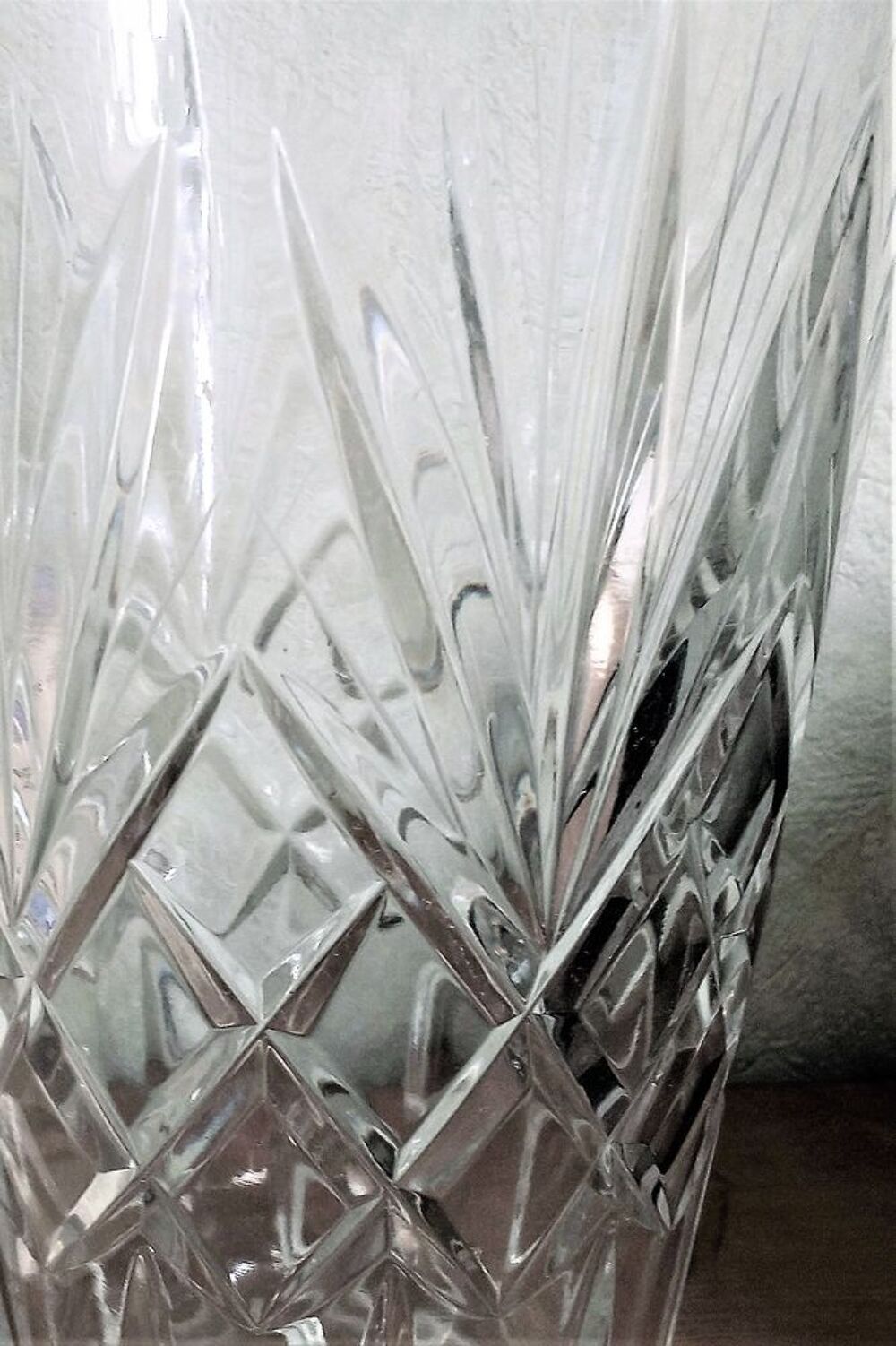 Grand Vase en Crystal d'Arques -26cm- Décoration