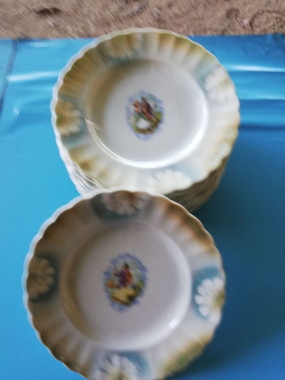 9 assiettes &agrave; dessert Cuisine