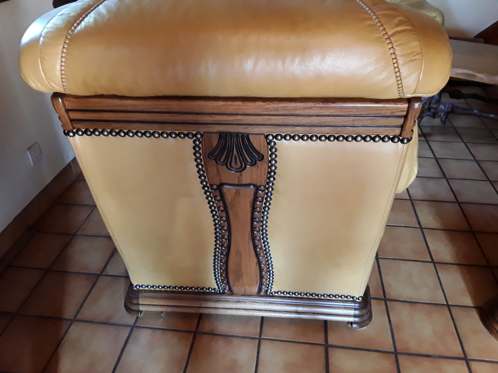 Canap&eacute; 2 fauteuils cuir Meubles