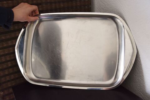 Plateau inox. Guy Degrenne. 52 cm. Tr�s bon �tat. 24 Gujan-Mestras (33)