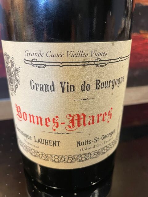 Bourgogne Bonnes-Mares GC 2008 Cuvée Vieilles Vignes LAURENT 330 Vigneux-sur-Seine (91)