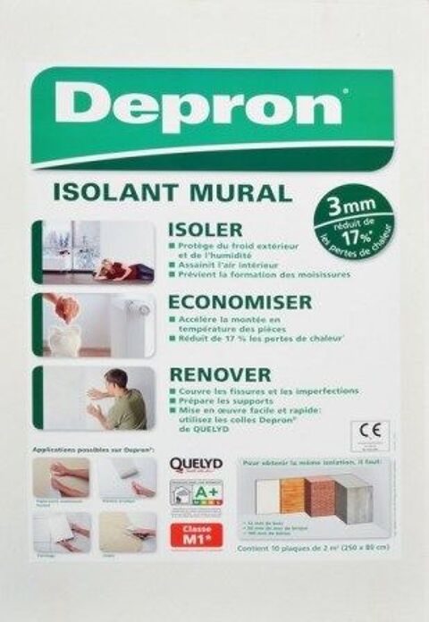 Plaque isolation 3mm depron 10 Bourbon-Lancy (71)