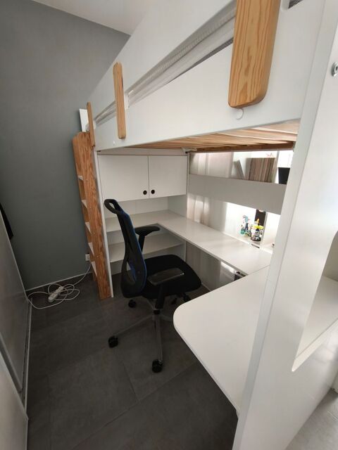 Lit mezzanine avec bureau et rangement - Verbaudet 300 Nice (06)