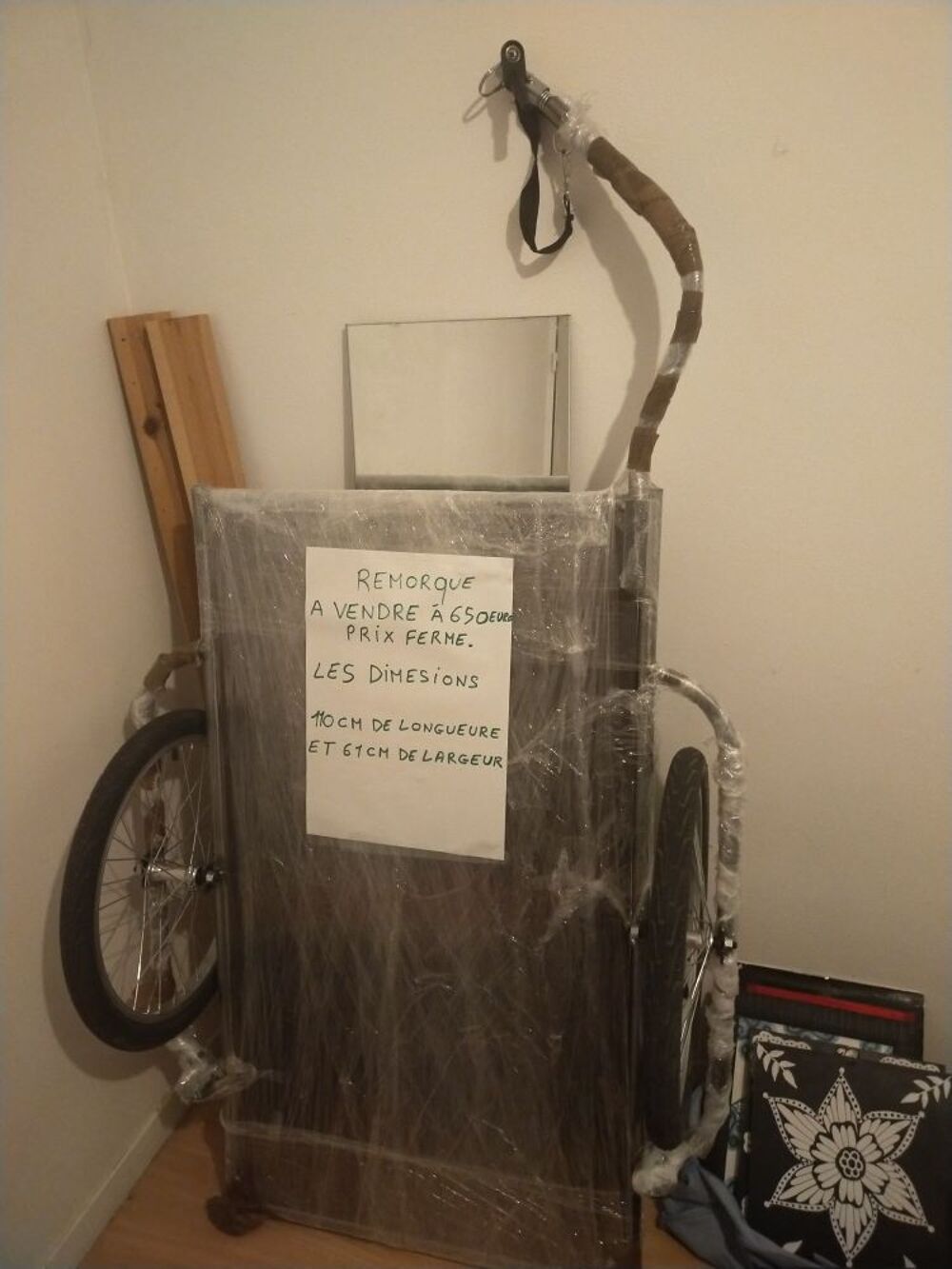 remorque a v&eacute;lo Vélos
