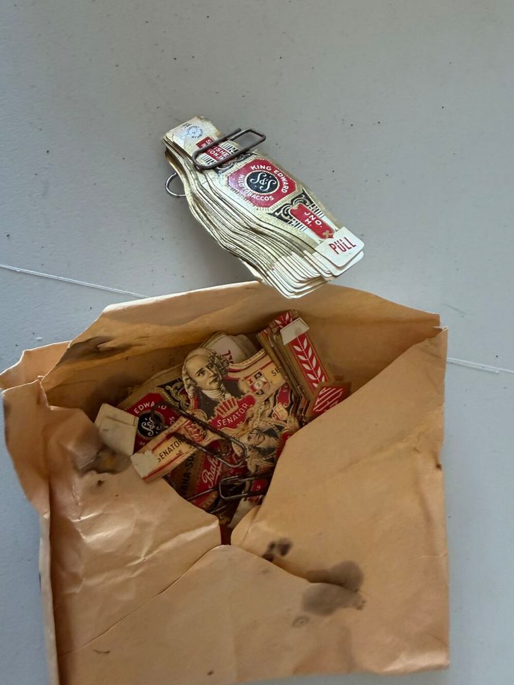 collection de bagues &agrave; cigares 