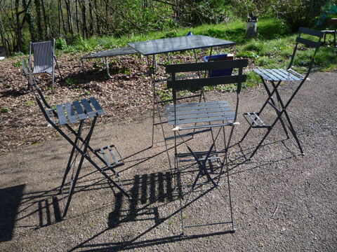 Salon de jardin/table et chaises haute métallique/bistro 70 Castres (81)