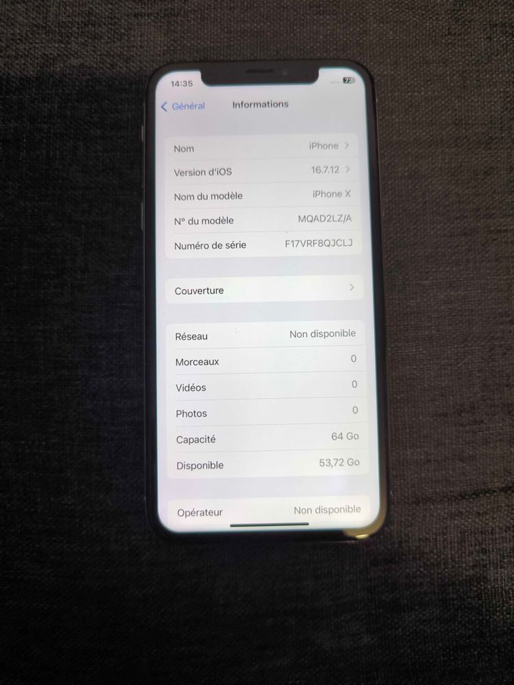 iphone x Téléphones et tablettes