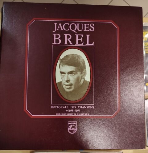 Jacques Brel Coffrets vinyles 33 T , disques 45 T , CD 90 Bruay-la-Buissi�re (62)