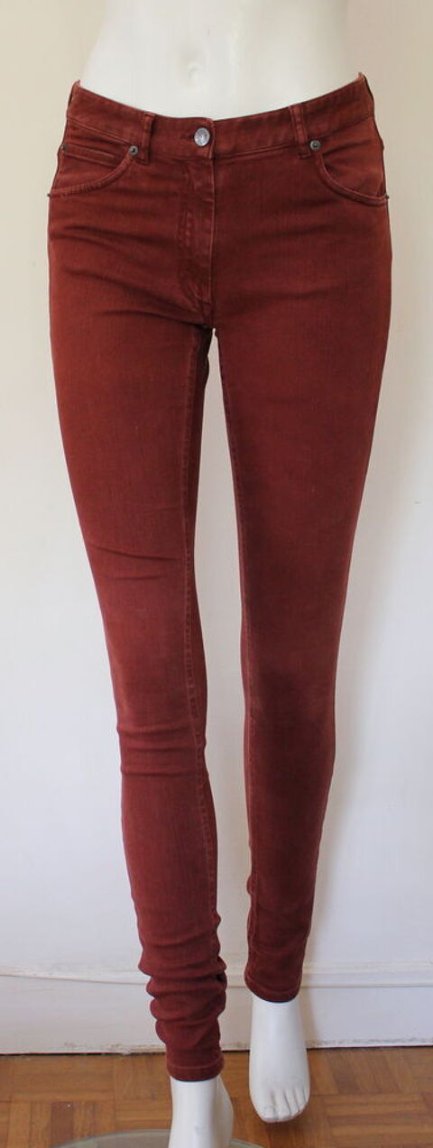 Jeans slim terracotta MARGIELLA T.36 90 Issy-les-Moulineaux (92)