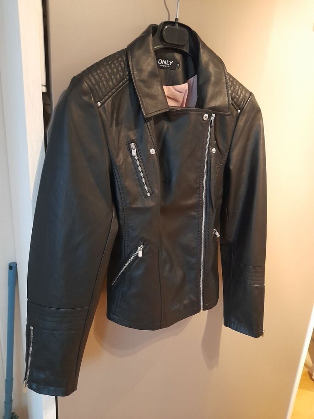 Blouson cuir femme Vêtements