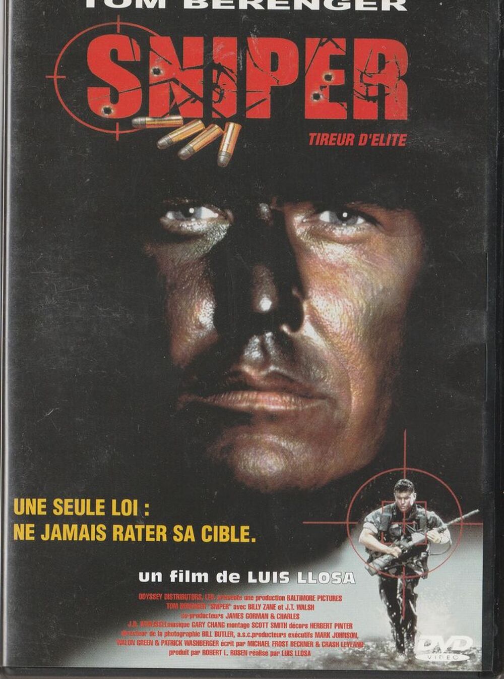 Snipper avec Tom Berenger DVD et blu-ray
