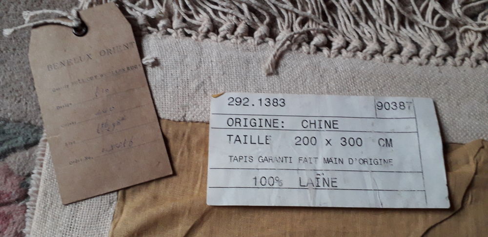tapis chinois en laine Décoration