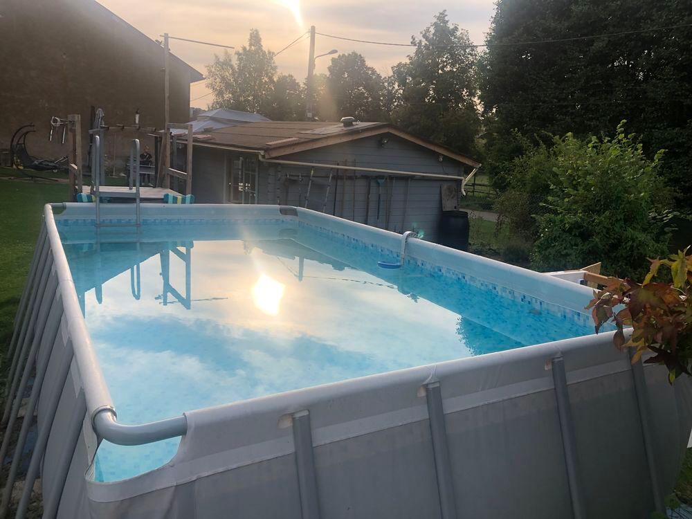 Piscine et filtre Jardin