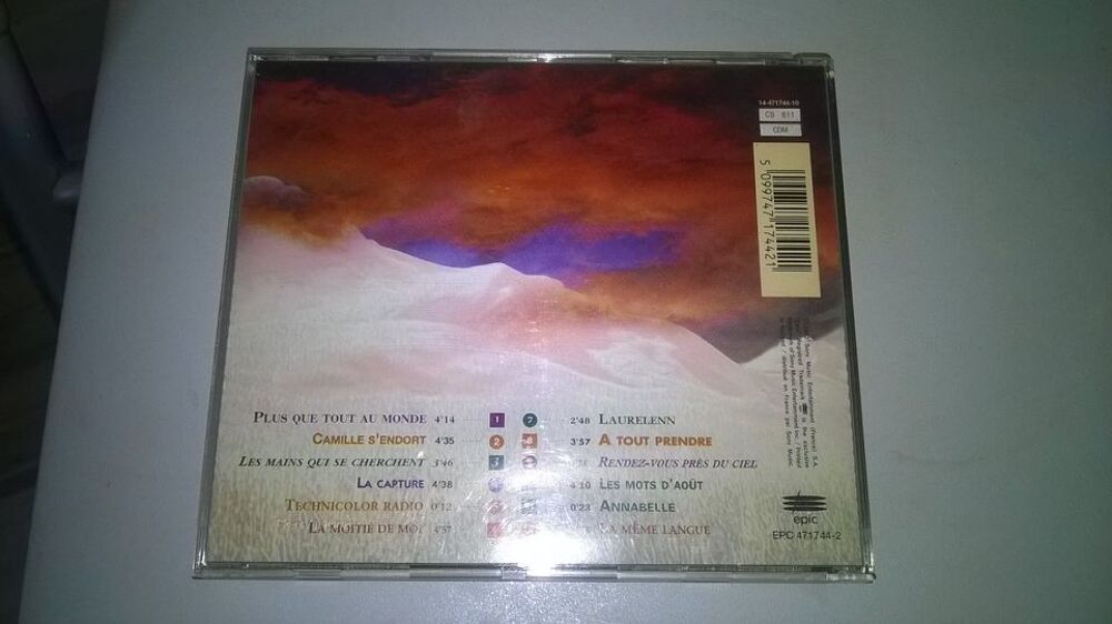 CD pascal obispo 
plus que tout au monde
1992 CD et vinyles