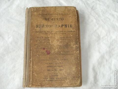 MEMENTO STENOGRAPHIE - TRES ANCIEN 7 Mont-de-Marsan (40)