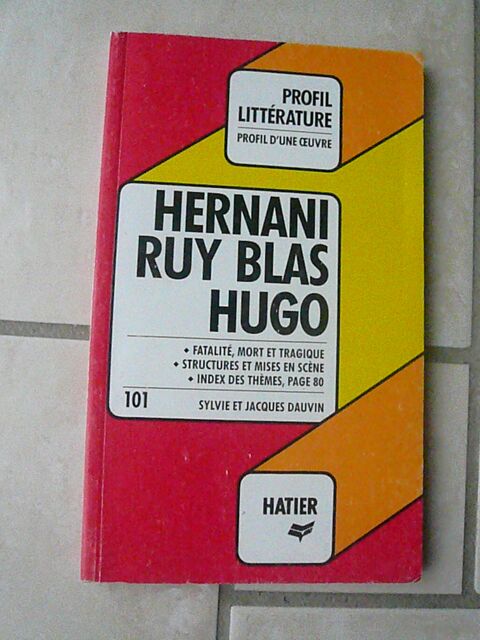 Livre d'analyse d'une ?uvre ? Hernani et Rui Blas 2 Franqueville-Saint-Pierre (76)