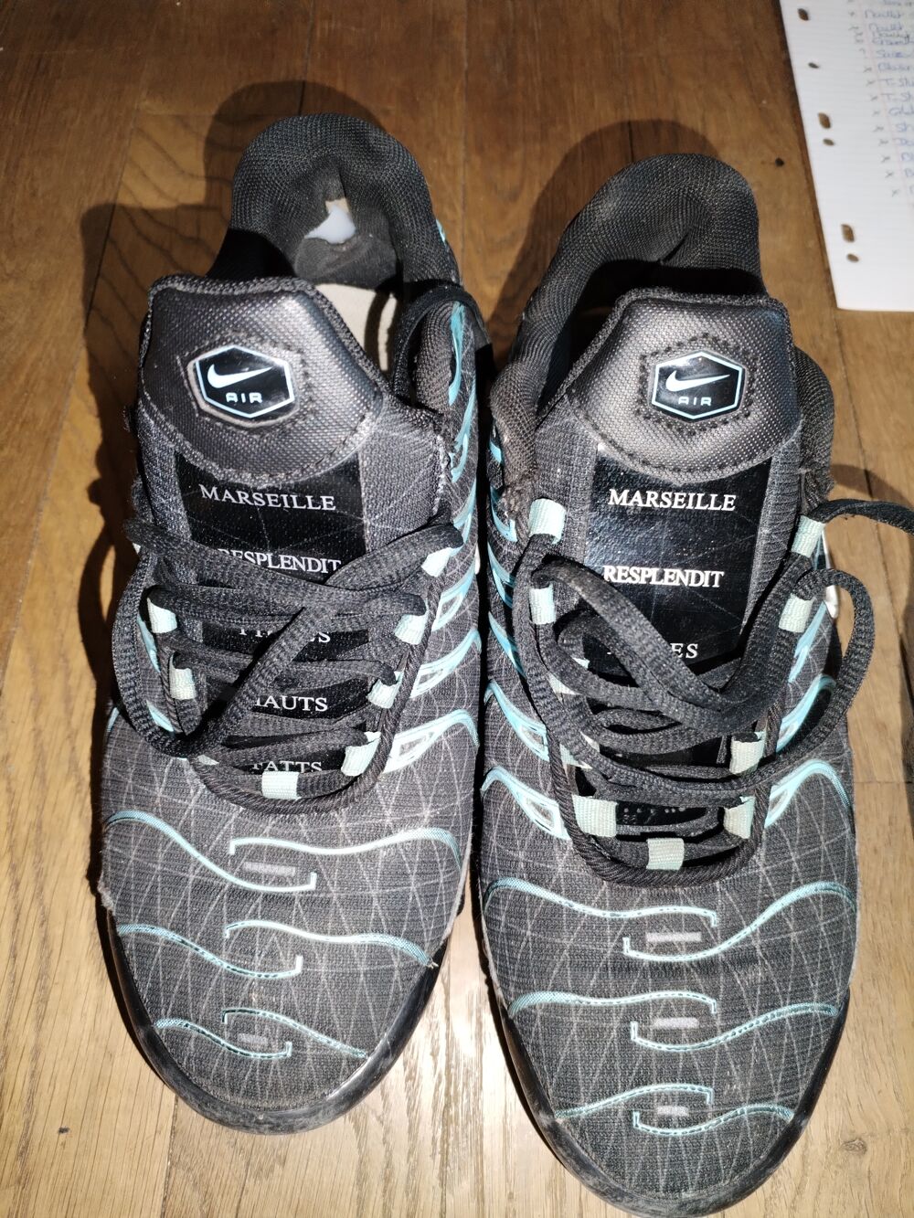 Nike TN bleu (taille 42) languette d&eacute;cousue
Chaussures