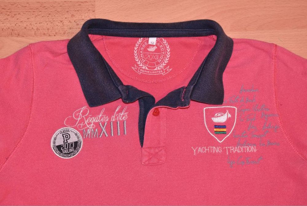 Polo rose. 12 ans. PINASSE Collection. Tr&egrave;s bon &eacute;tat. 
Vêtements enfants