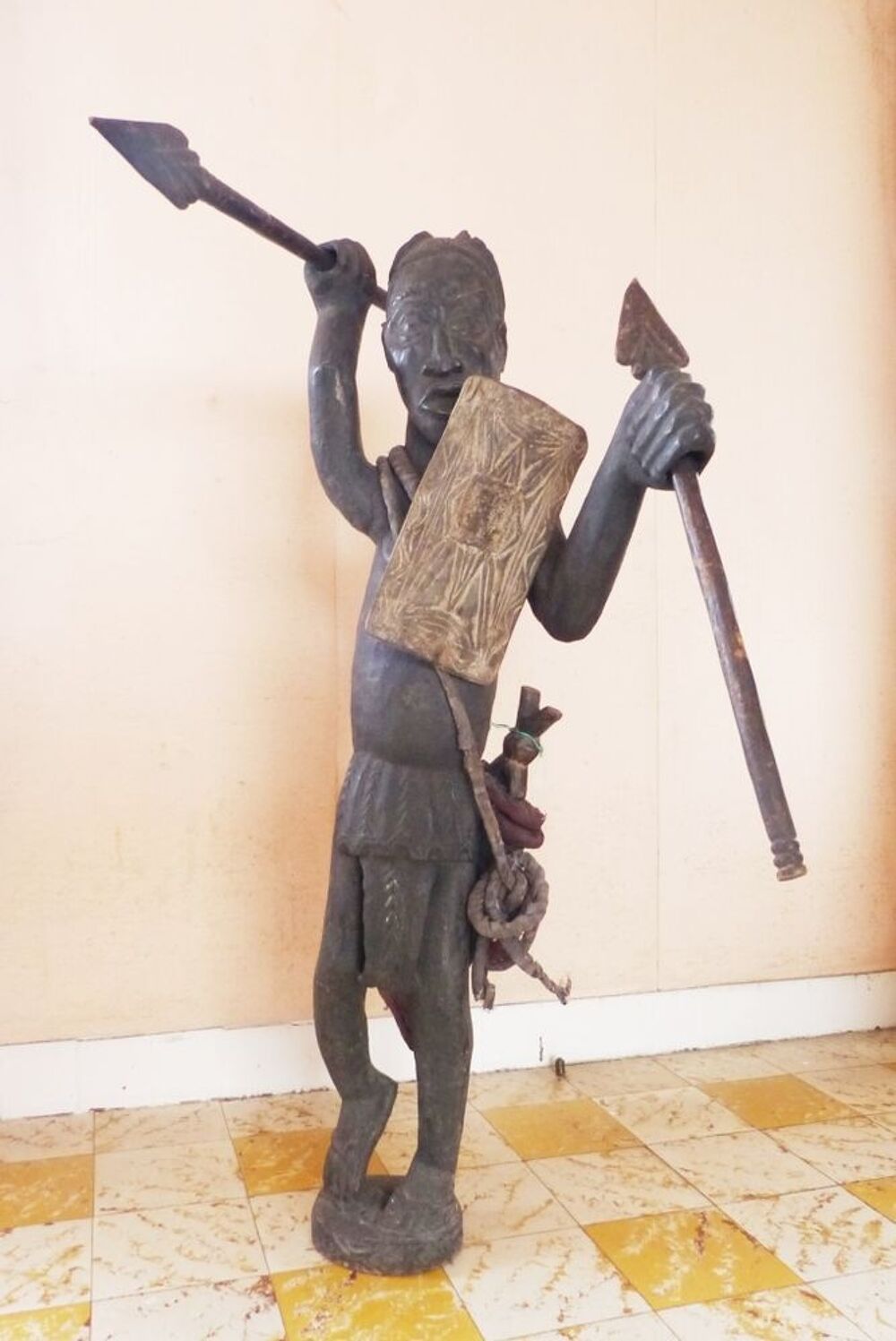 Grand guerrier baraun cameroun Décoration