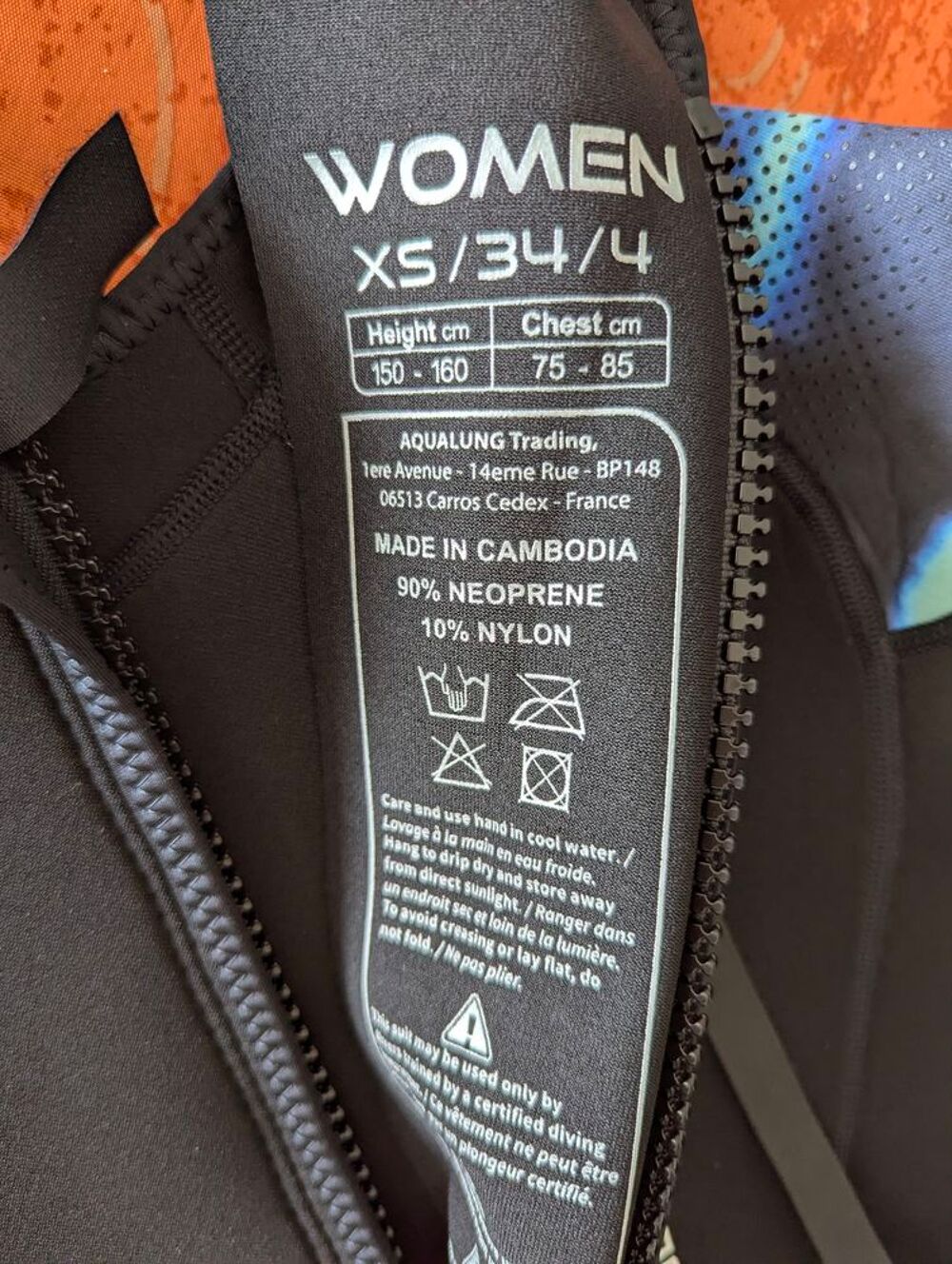 SHORTY FEMME/FILLE AQUALUNG 3 MM NEUF Sports