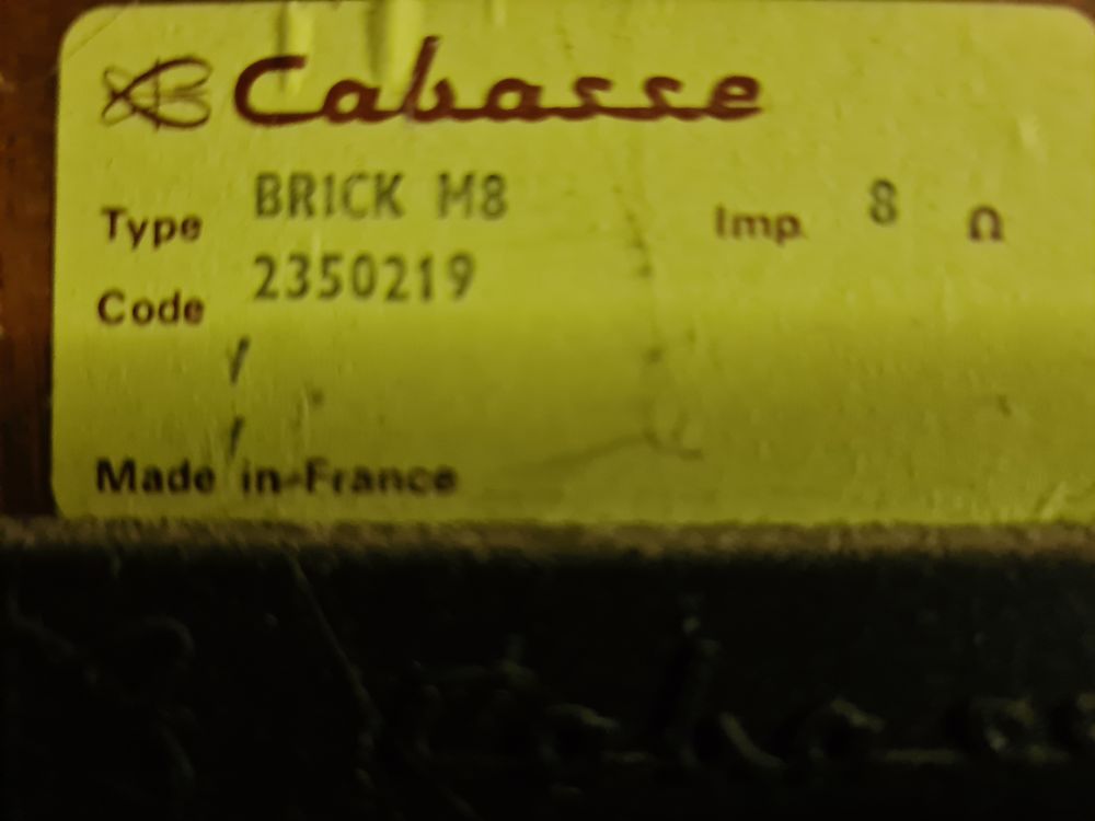 Enceintes CABASSE Instruments de musique
