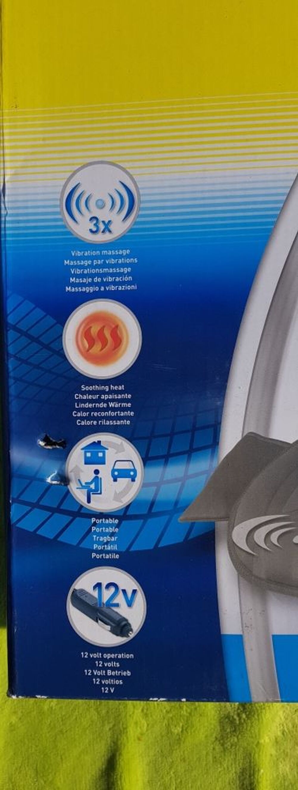 Si&egrave;ge De Massage et chauffant marque Scholl Sports