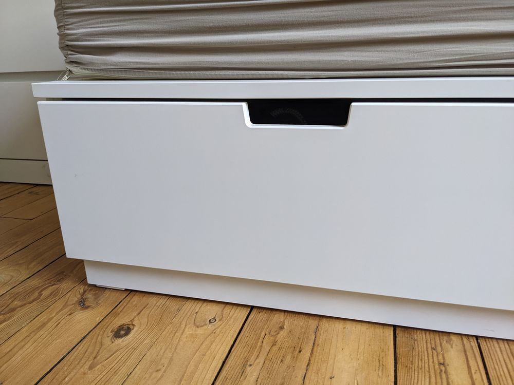Cadre de lit avec rangements NORDLI (IKEA) Meubles