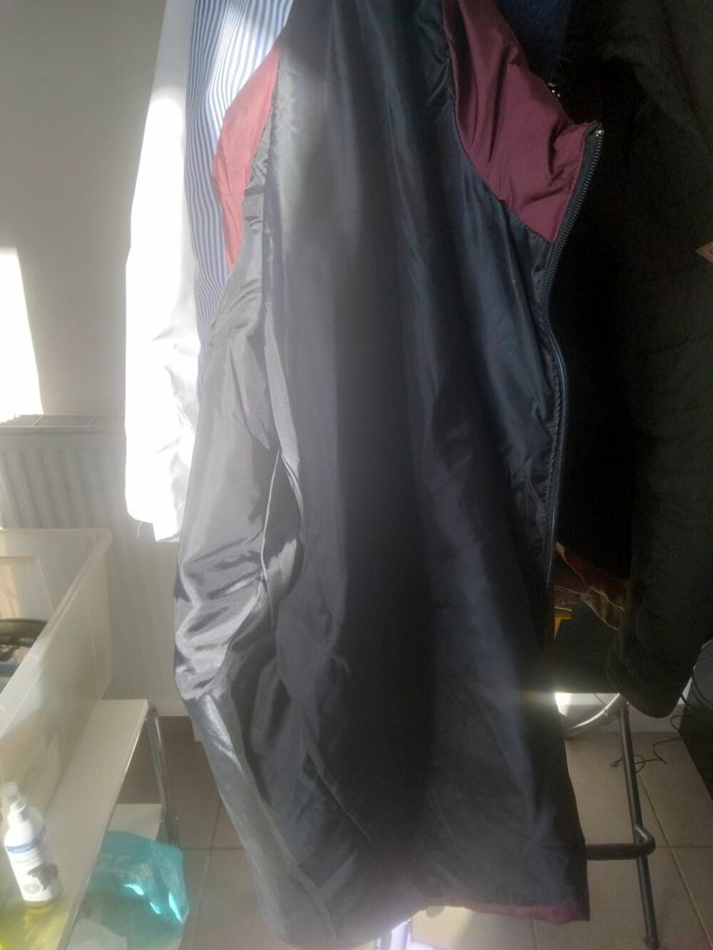 Manteau Femme bordeaux Vêtements