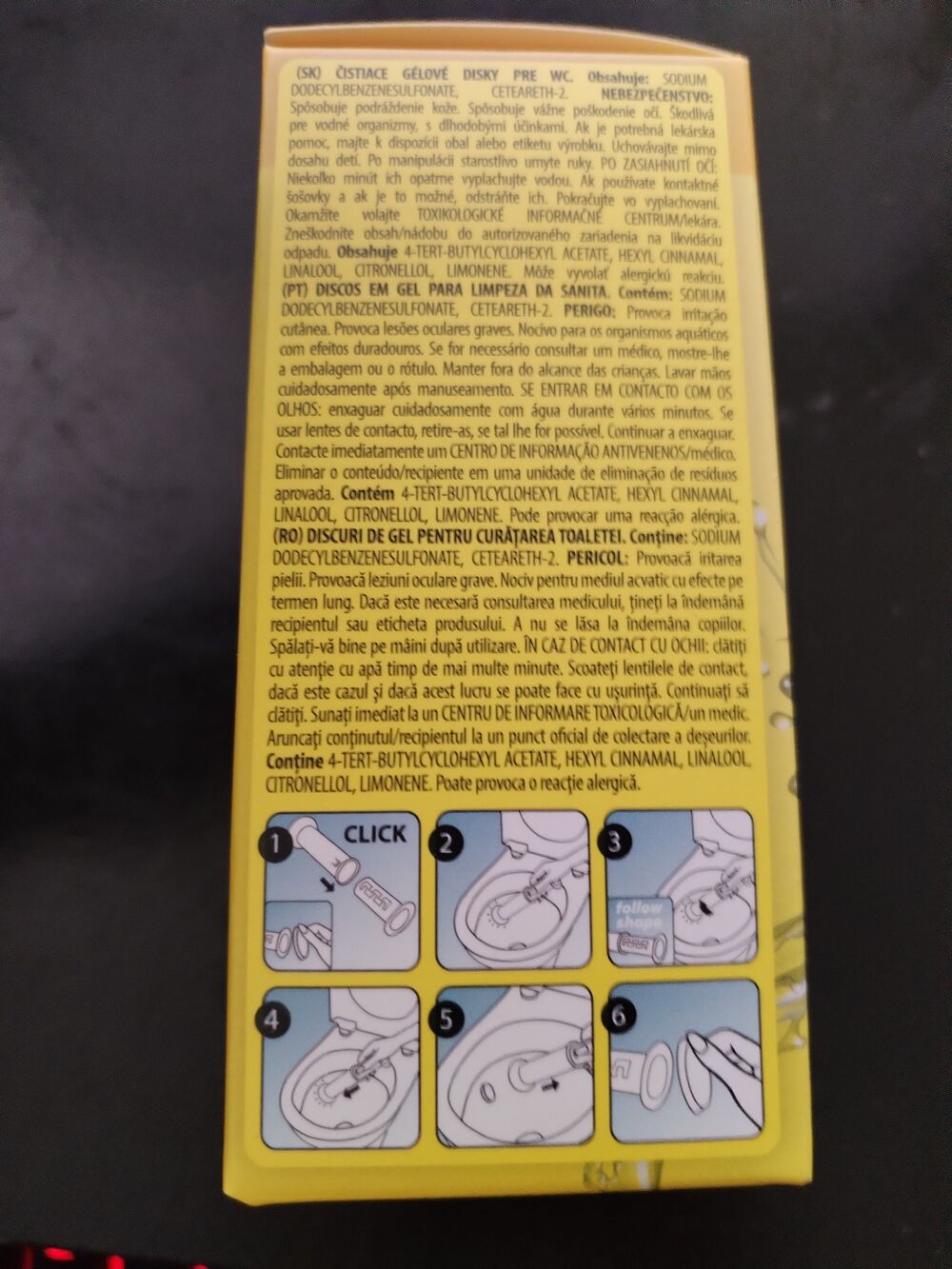 pastilles de gel nettoyant wc Bricolage
