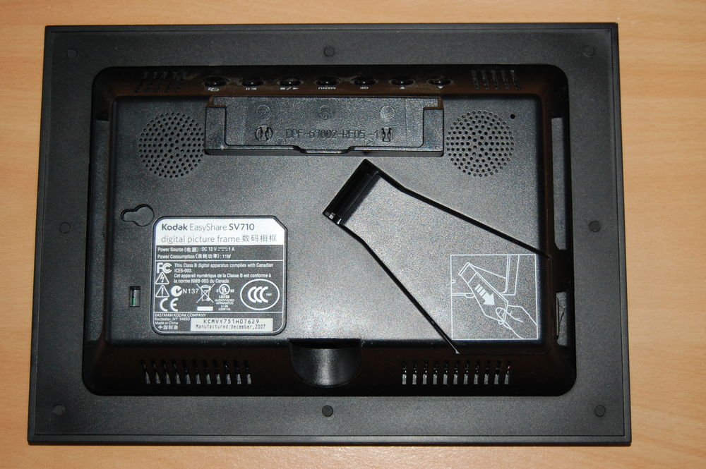 Cadre num&eacute;rique Kodak Photos/Video/TV