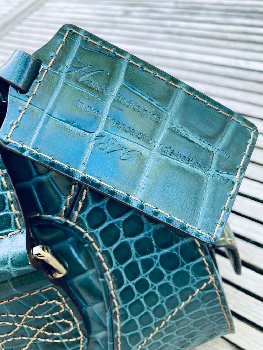 Magnifique et authentique sac &agrave; main Lancel Maroquinerie