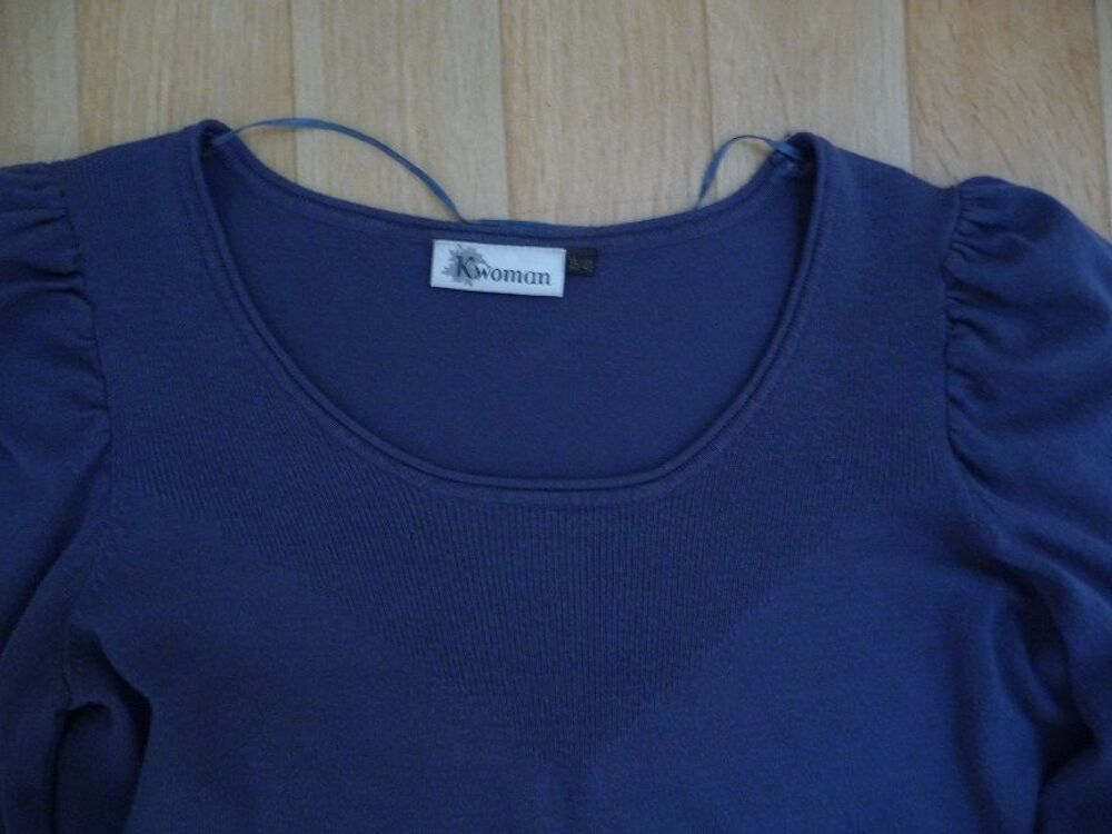 Robe bleu ardoise taille 38-40 manches longues Vêtements