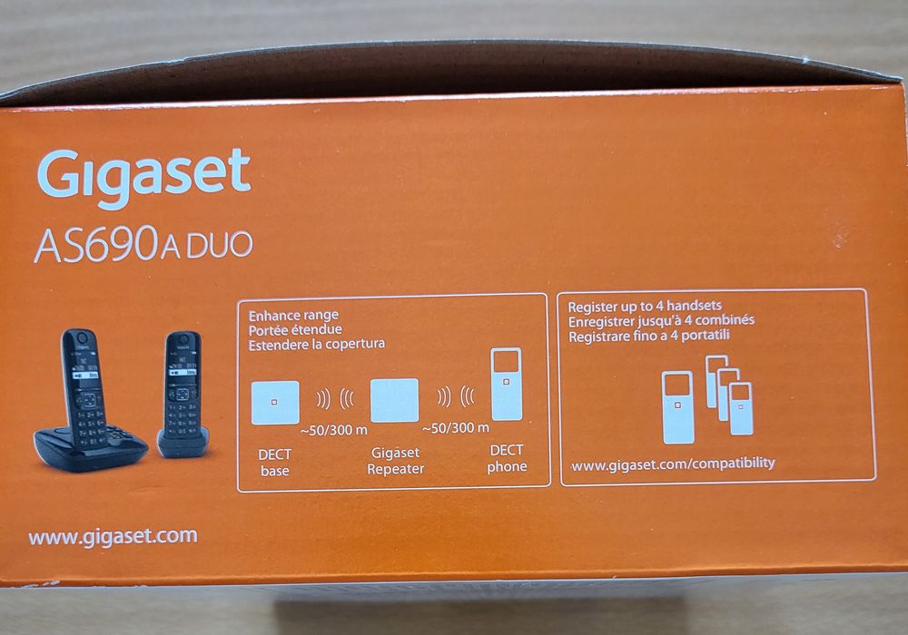TELEPHONE GIGASET AS690 A DUO Téléphones et tablettes