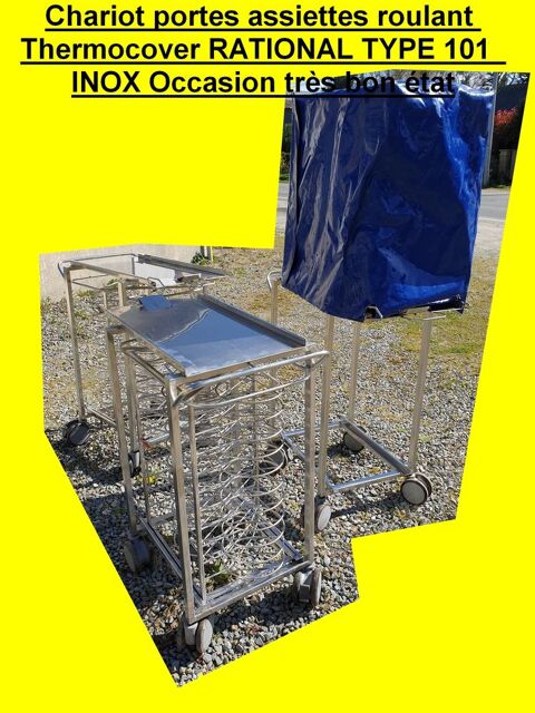 Chariot portes assiettes Thermocover RATIONAL TYPE 101 22550 Saint-ptan