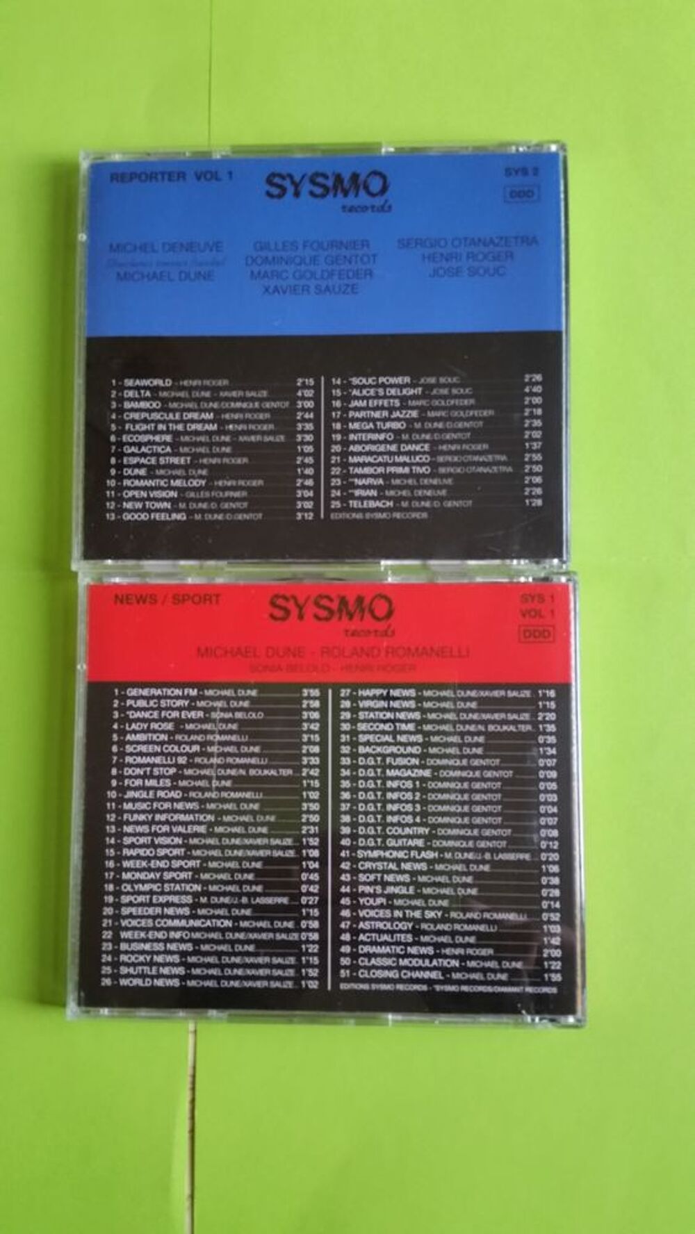 SYSMO RECORD CD et vinyles