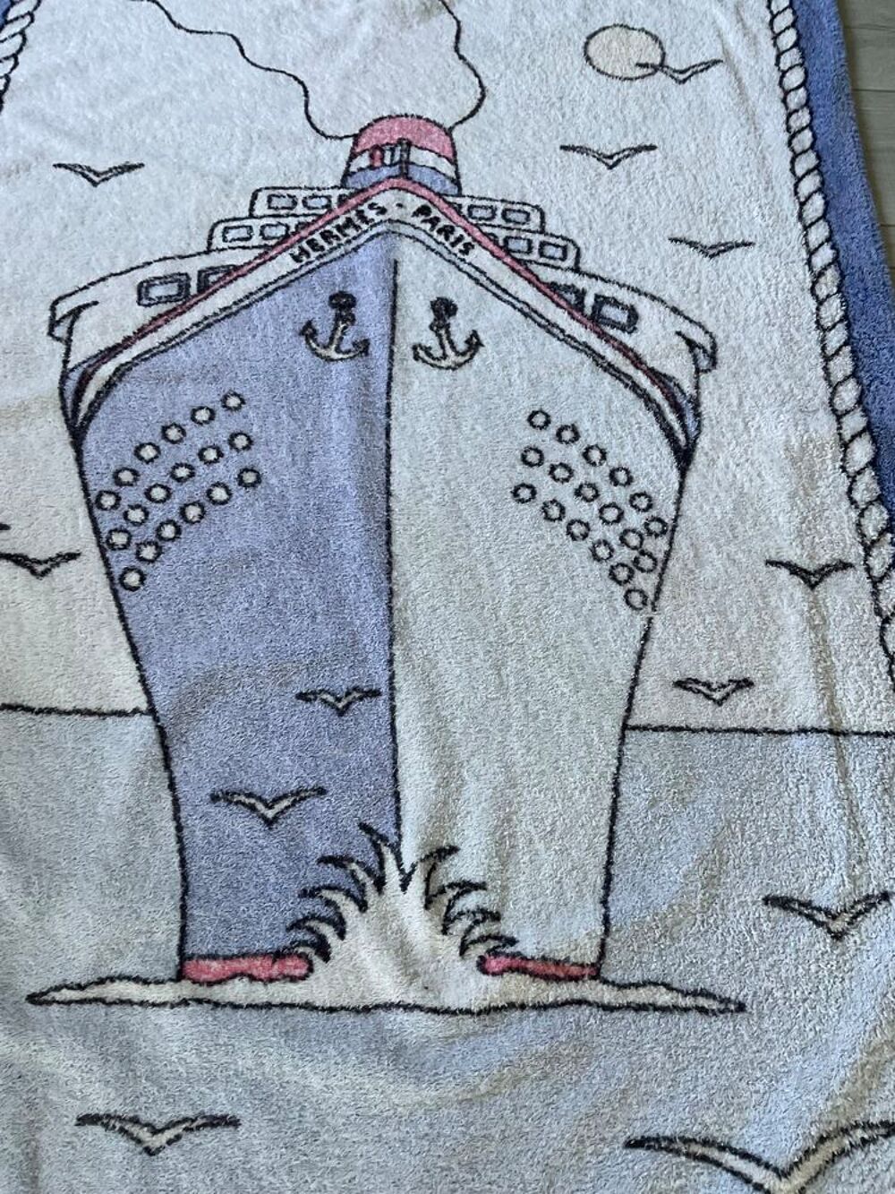 Serviette de plage marque Hermes 