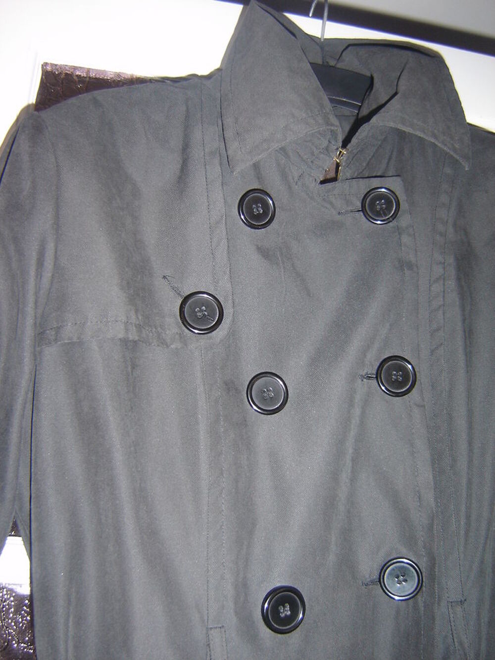 Trench noir Vêtements