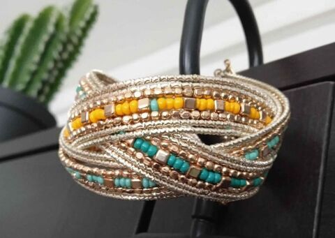 Bracelet Femme Bohme manchette perl Promod Neuf 5 Chevigny-Saint-Sauveur (21)