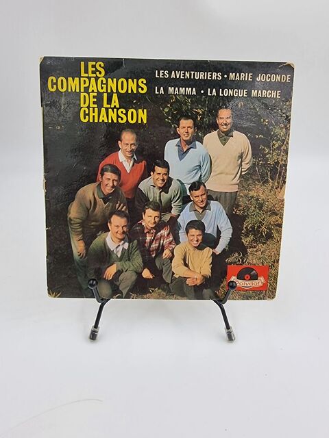 Vinyle 45 tours Les Compagnons de la Chanson Les Aventuriers 1 Vulbens (74)