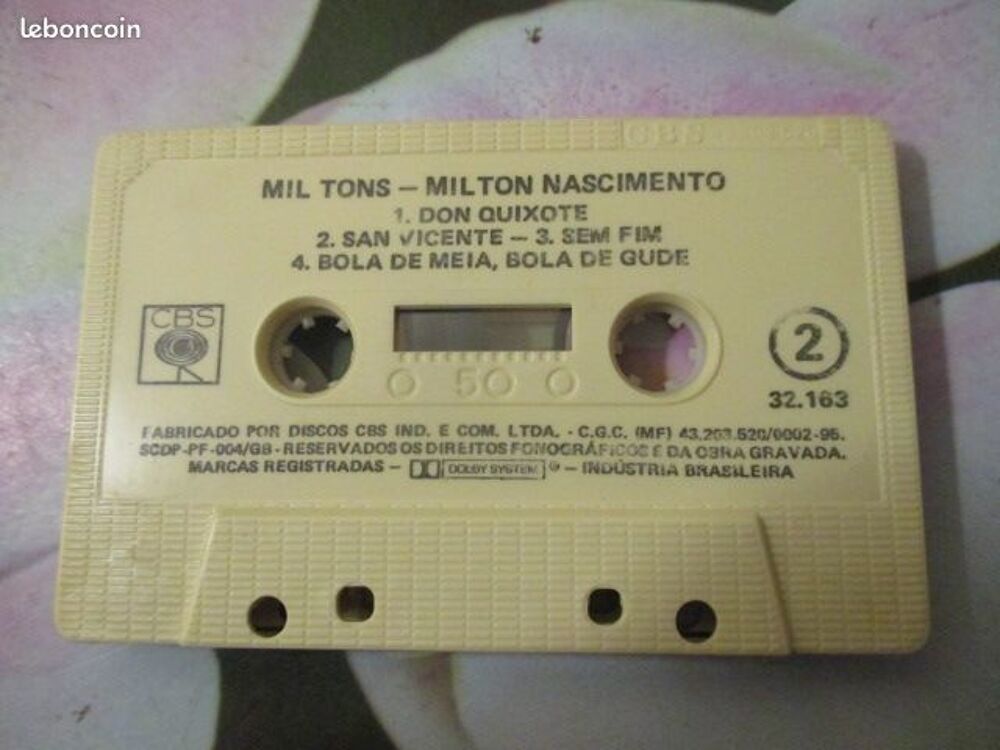Cassette audio Milton Nascimento CD et vinyles
