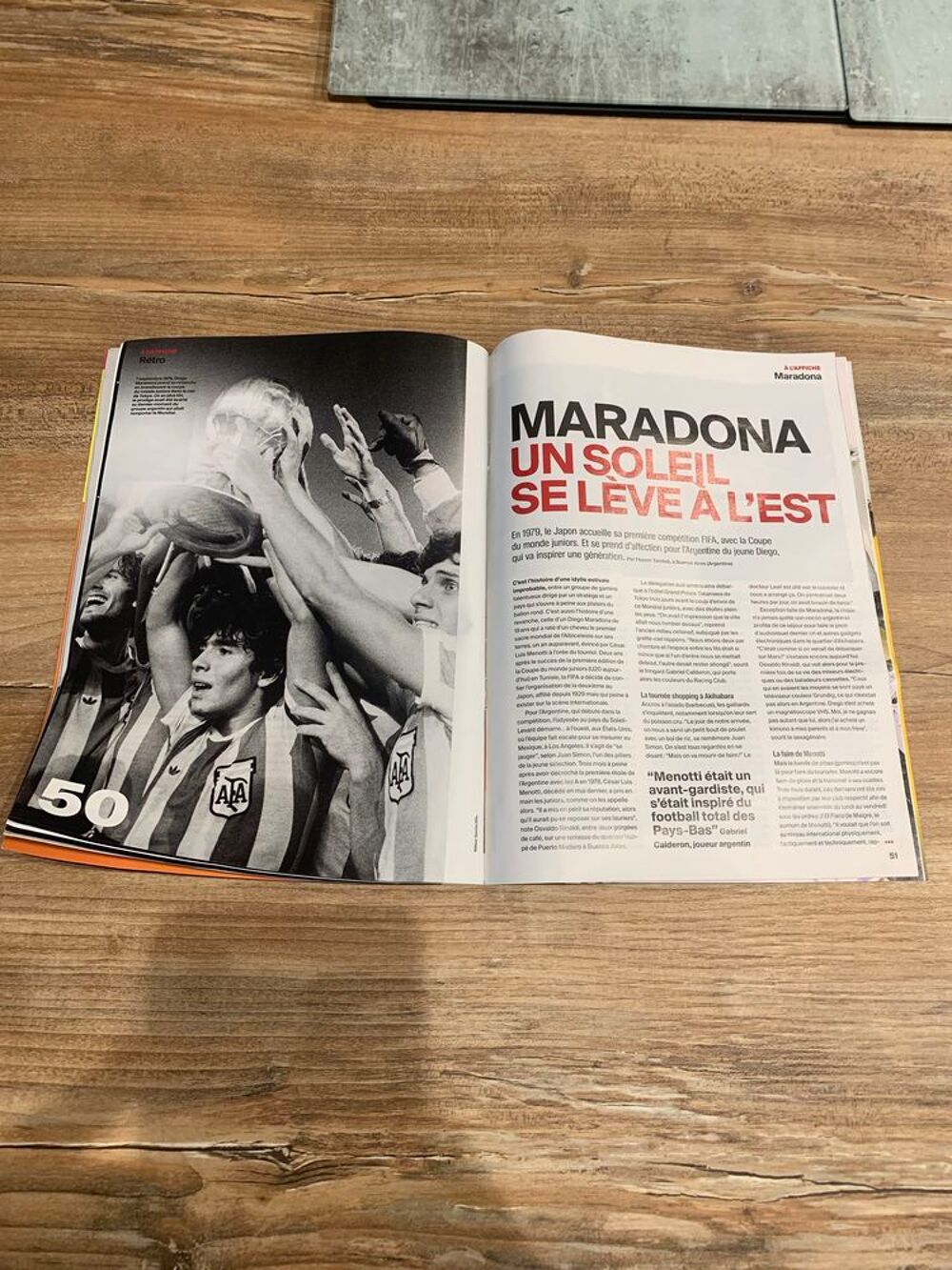 Magazine France Football \'\' Sp&eacute;cial Japon \'\' Livres et BD