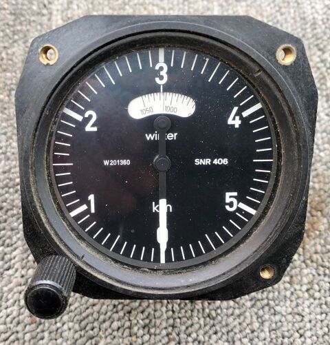 altimetre avion winter 4 HM 6 analogique 160 Saint-Jean-de-Fos (34)
