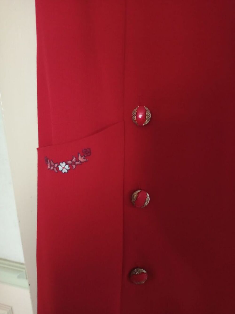 ROBVE ROUGE BORDEAUX Vêtements