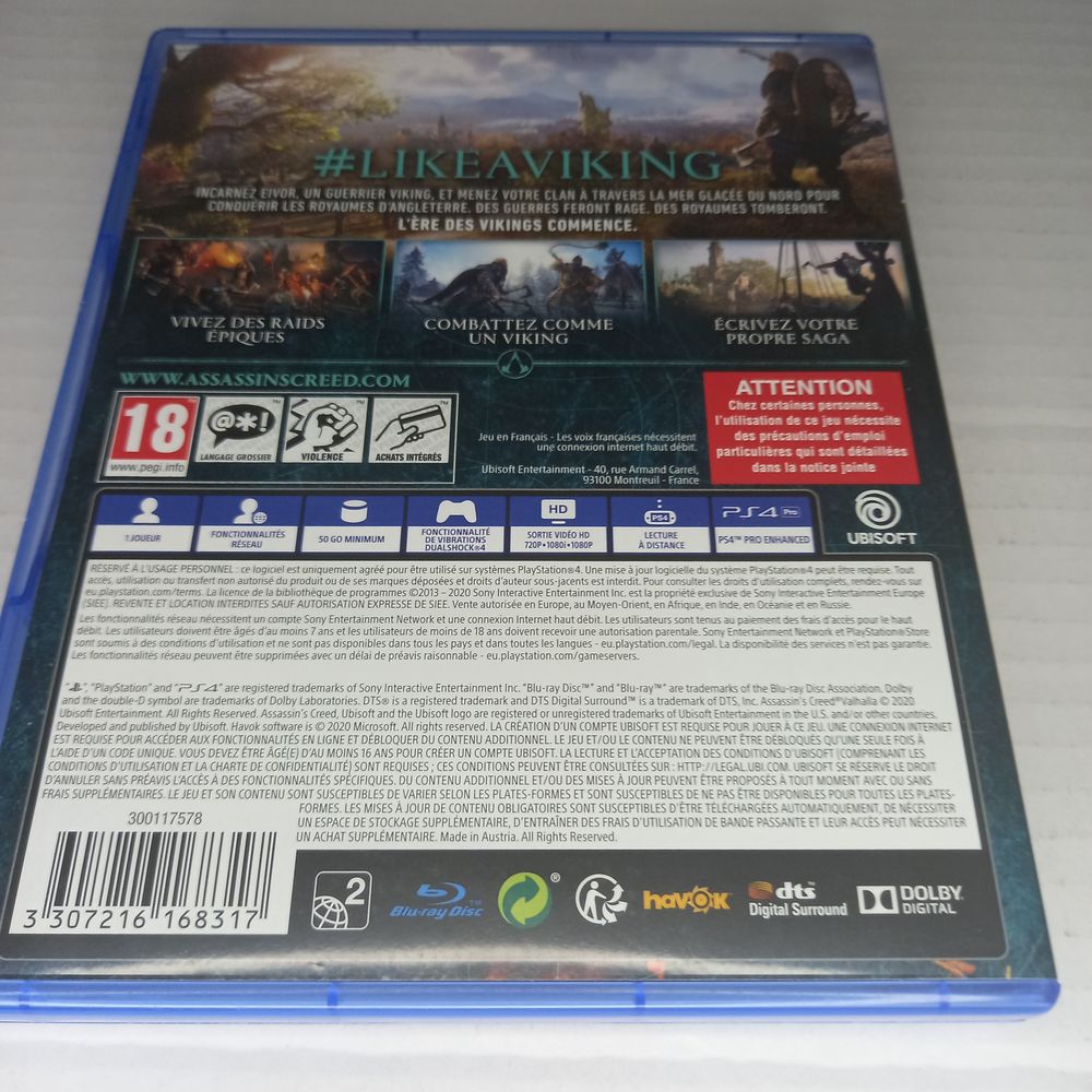 jeux pour ps4 assassin's creed valhalla Consoles et jeux vidos